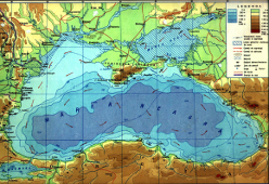 Marea Neagra - Harta Fizica